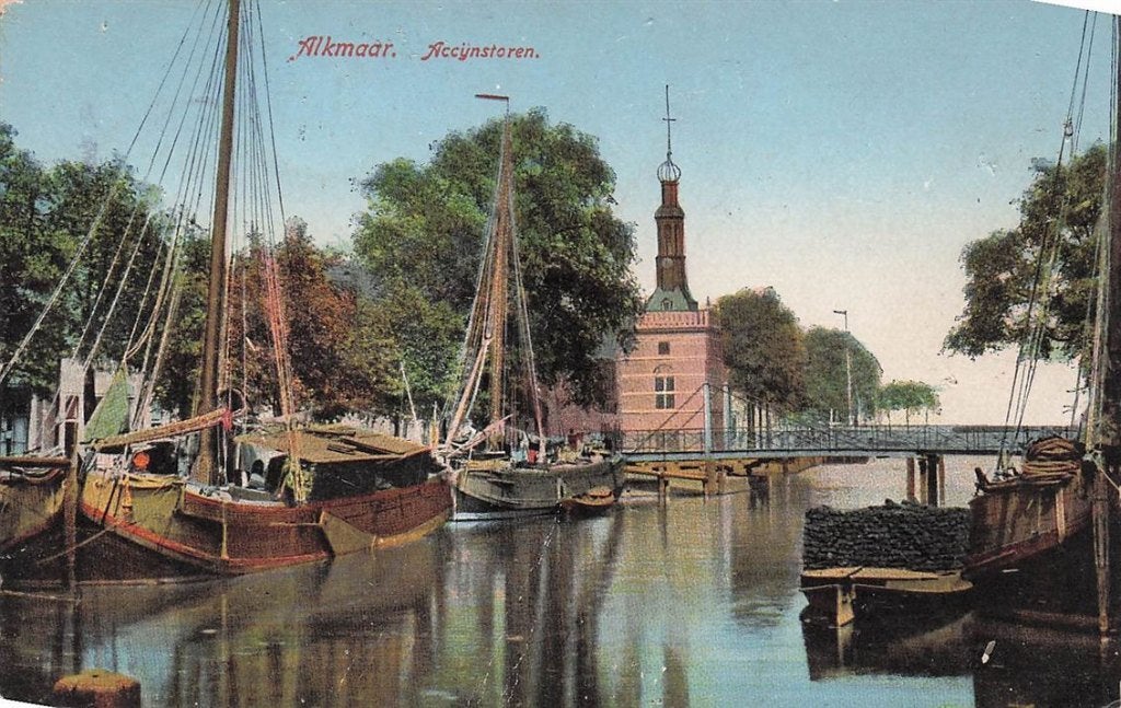 703-056-031 Alkmaar Accijnstoren, Verzenden, Voor 1920, Noord-Holland