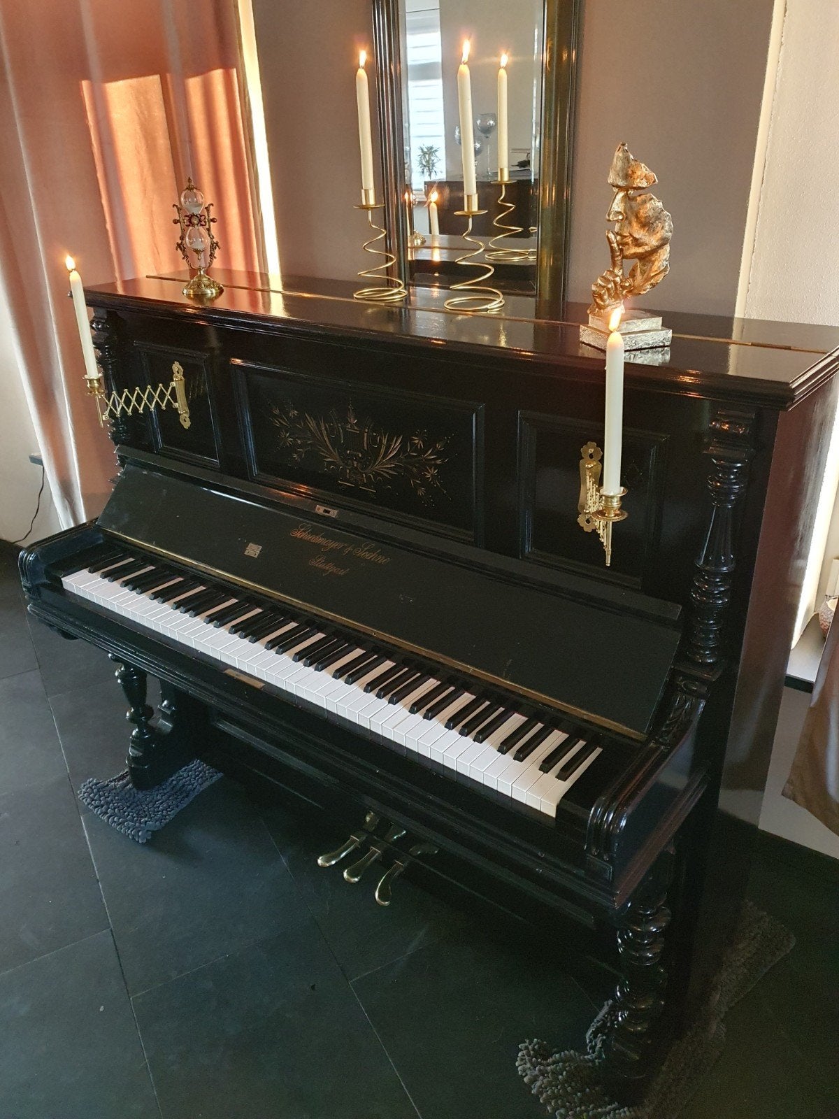 Scheidmayer & Soehne Stuttgart piano, Ophalen, Gebruikt
