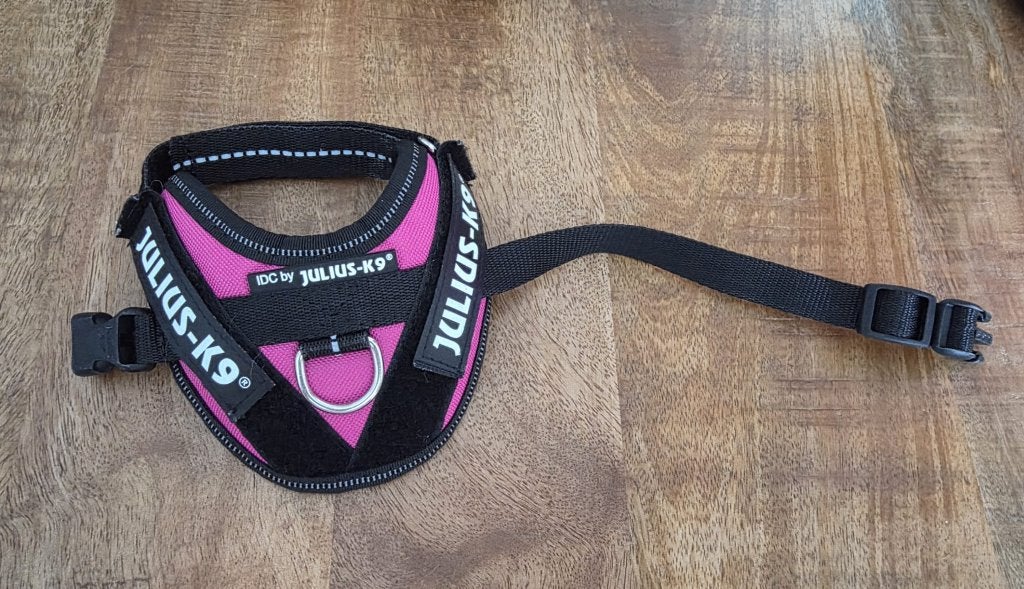 Julius K9 IDC Power tuigje halsband Baby 1 3XS Roze Fuchsia, Ophalen of Verzenden, Nieuw, Hondenriem-accessoire