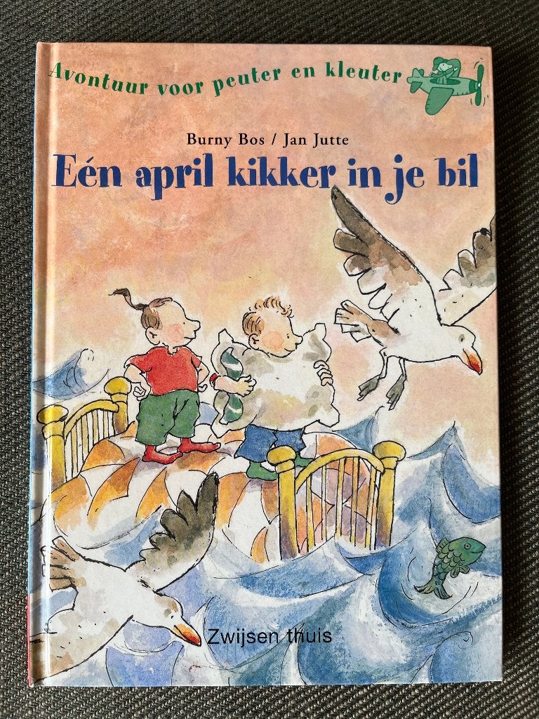 Burny Bos - Eén april kikker in je bil. (Hardcover), Fictie algemeen, Ophalen of Verzenden, Zo goed als nieuw, Voorleesboek