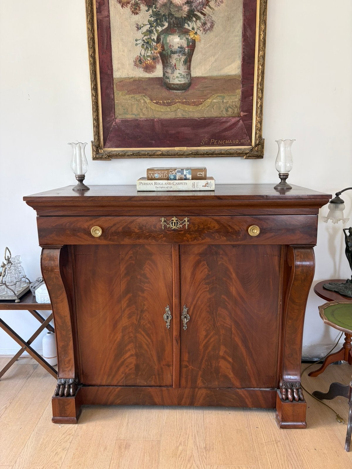 Biedermeier/Late Empire commode/sideboard cabinet (1830–60), Antiek en Kunst, Antiek | Meubels | Kasten, Ophalen