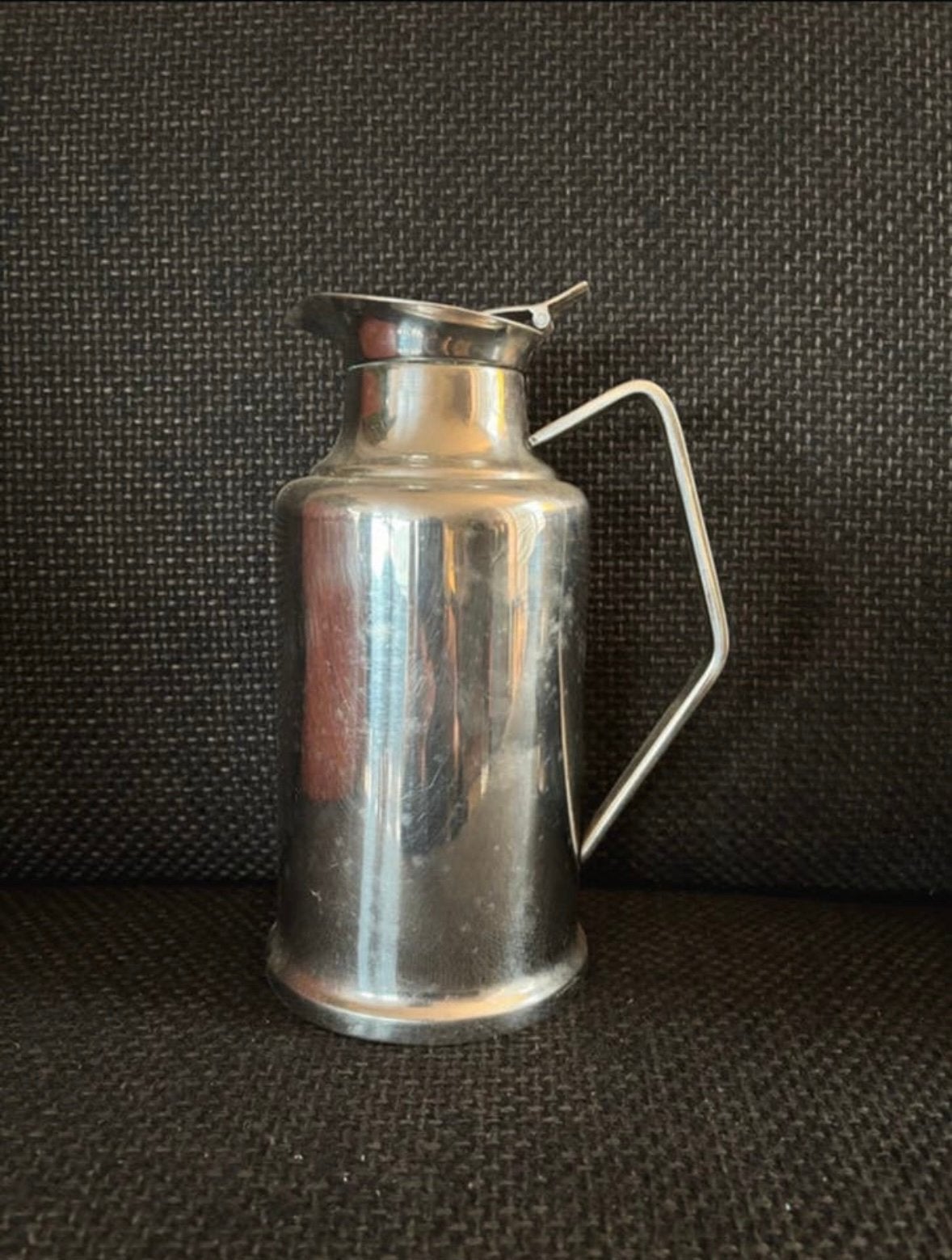 Mooie zilverkleurige Berndorf dubbelwandige (water-)kan, Ophalen of Verzenden, Gebruikt