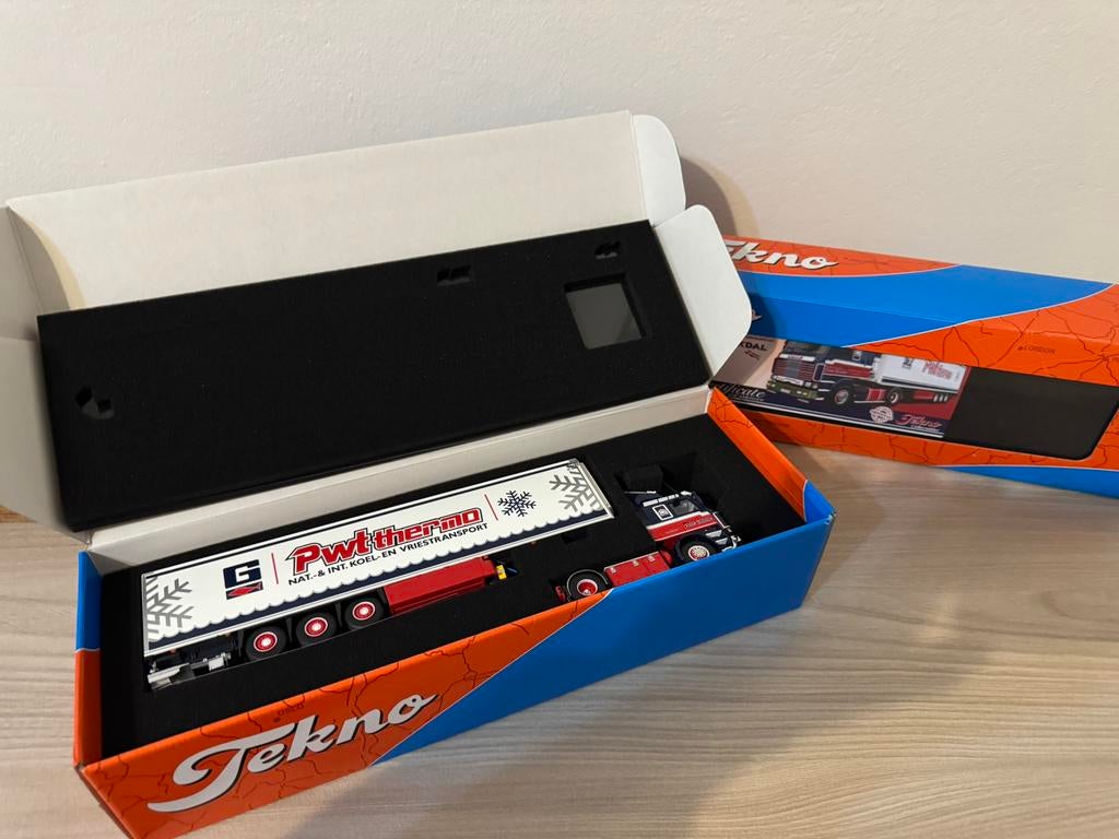 Scania tekno PWT, Hobby en Vrije tijd, Modelauto's | 1:50, Ophalen of Verzenden, Nieuw, Bus of Vrachtwagen, Tekno