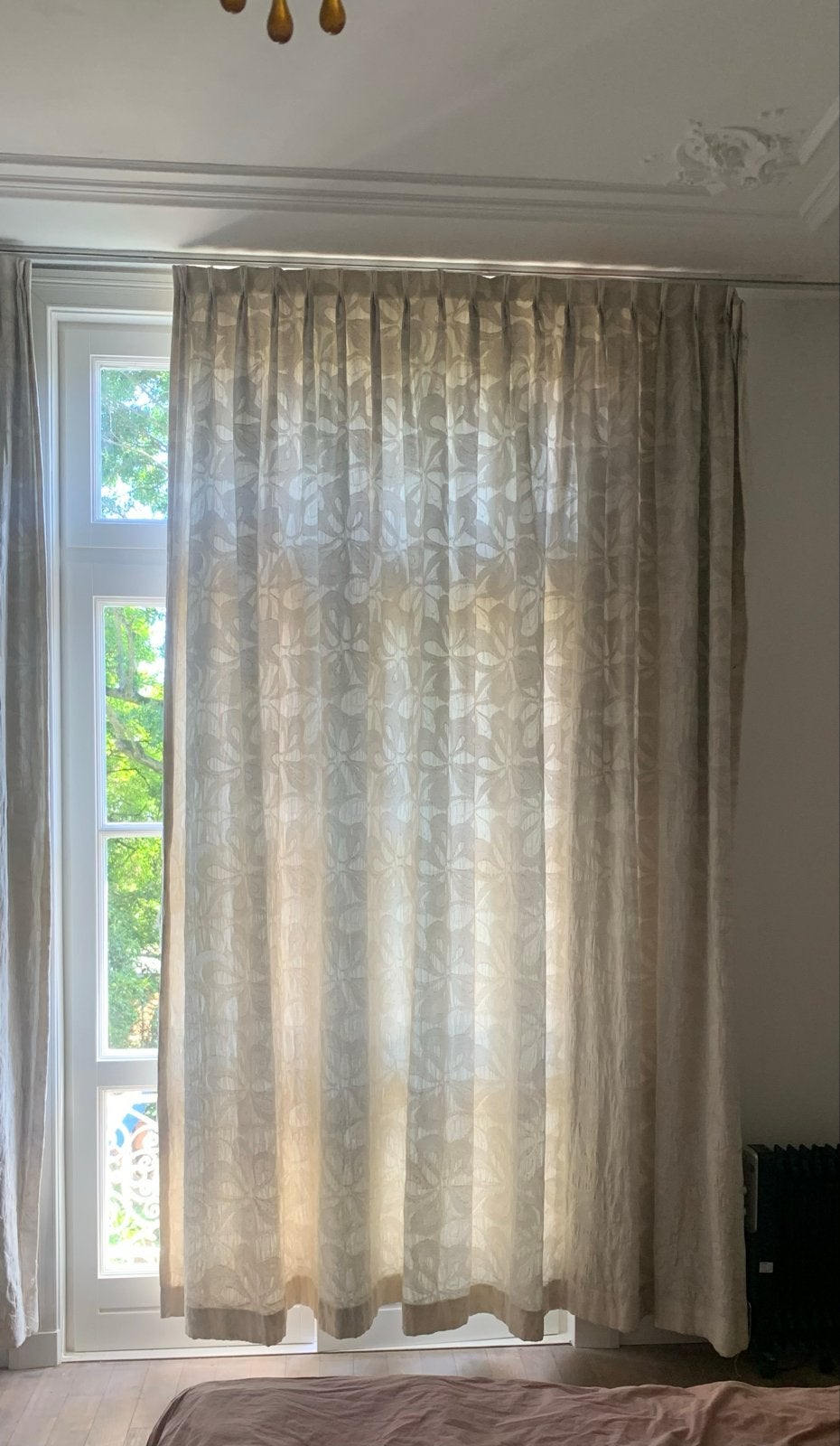 Dikke stof voor gordijn - 250x350 cm, Huis en Inrichting, Ophalen, Gebruikt, Gordijn, Verduisterend