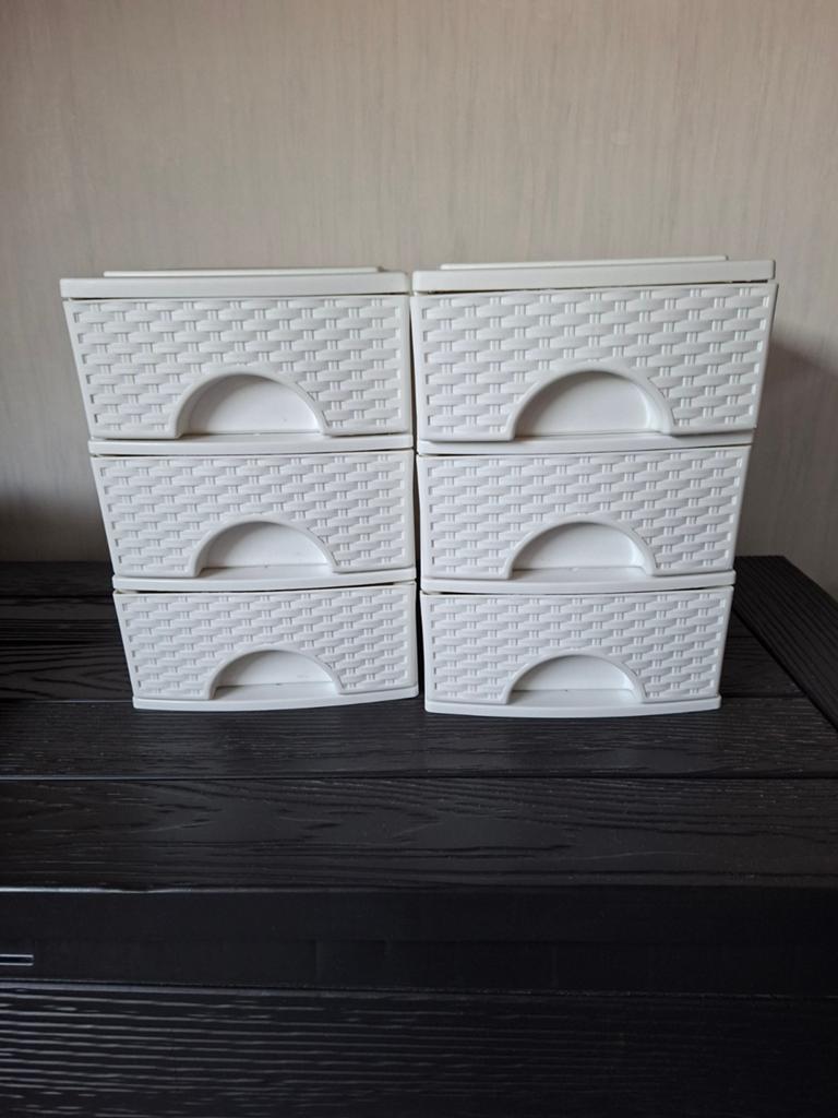 2X Bureau organizer/ladekastje, Ophalen, 25 tot 50 cm, Minder dan 50 cm, Minder dan 100 cm
