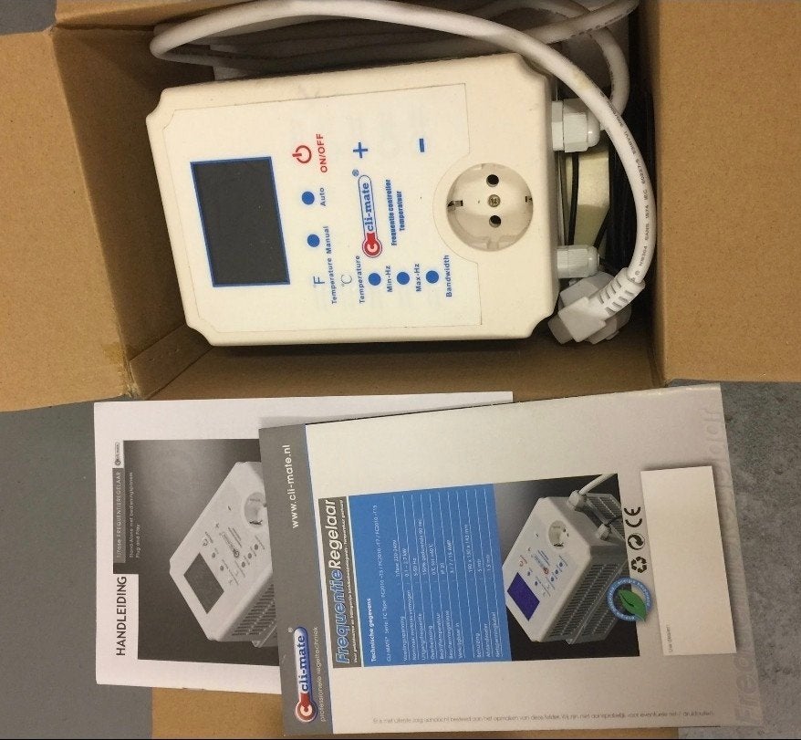 Cli-mate 15A Frequentie Regelaar Fancontroller 2x softbox, Tuin en Terras, Kweekspullen, Nieuw, Ophalen
