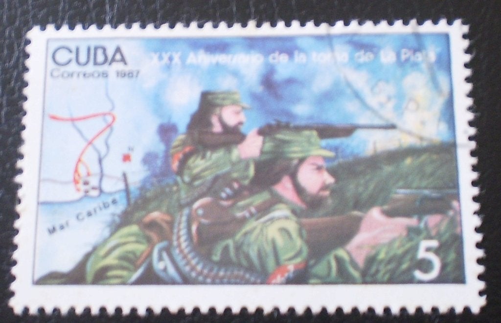 Cuba - 1x Oorlog / Leger - 1987, Verzenden, Gestempeld, Midden-Amerika