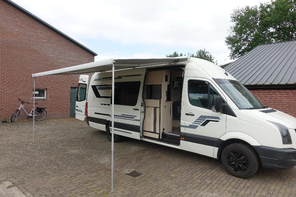 VW Crafter Camper 2010 | 2-pers. | Groot bed | Nieuwe APK, Chemisch toilet, Volkswagen, 7 tot 8 meter, Particulier