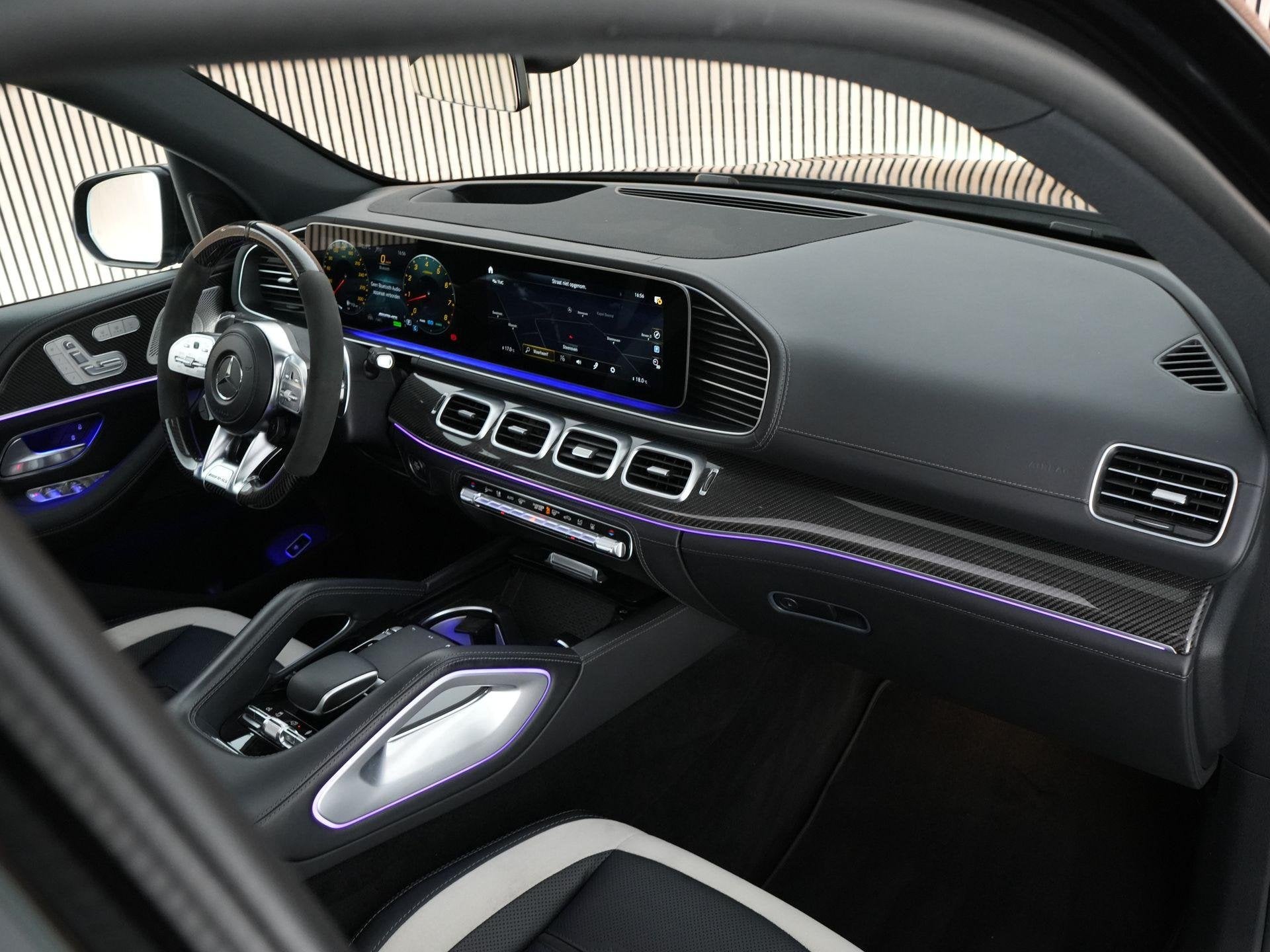 Mercedes-Benz GLE-klasse 63 S AMG 612pk 4MATIC+ |pano|Burmes, Auto's, Automaat, Gebruikt, Zwart, Leder