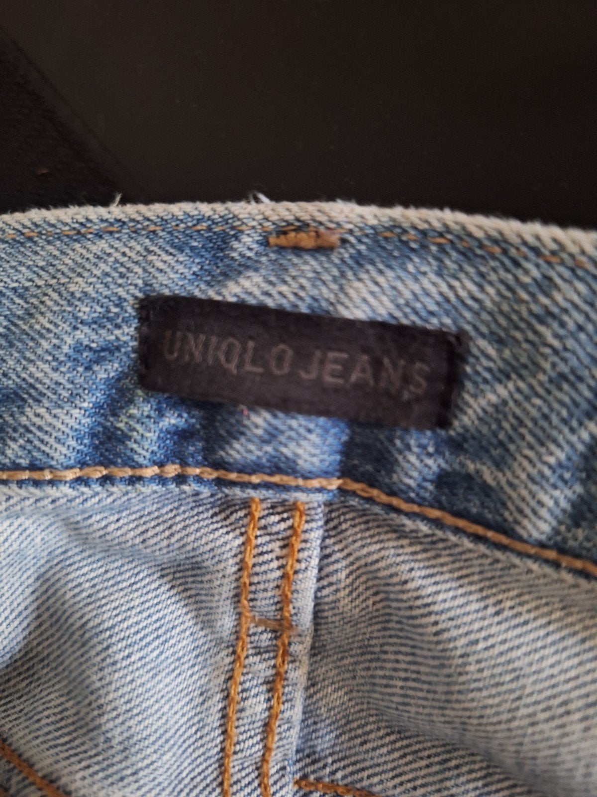 Uniqlo Jeans - Blauw - Gedragen, Uniqlo, Blauw, Overige jeansmaten, Ophalen of Verzenden