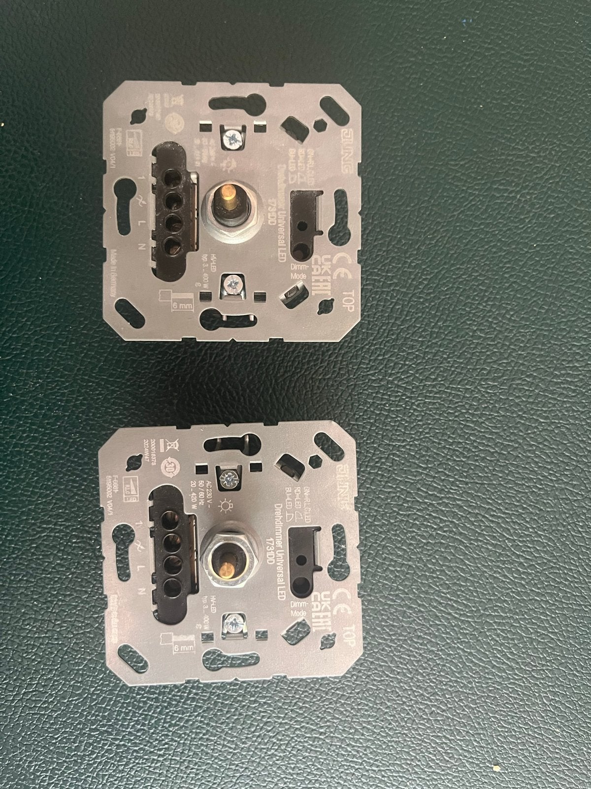 2x Jung 1731DD LED Dimmer Draaidimmer - Nieuw, Ophalen of Verzenden, Zo goed als nieuw, Jung, Dimmer