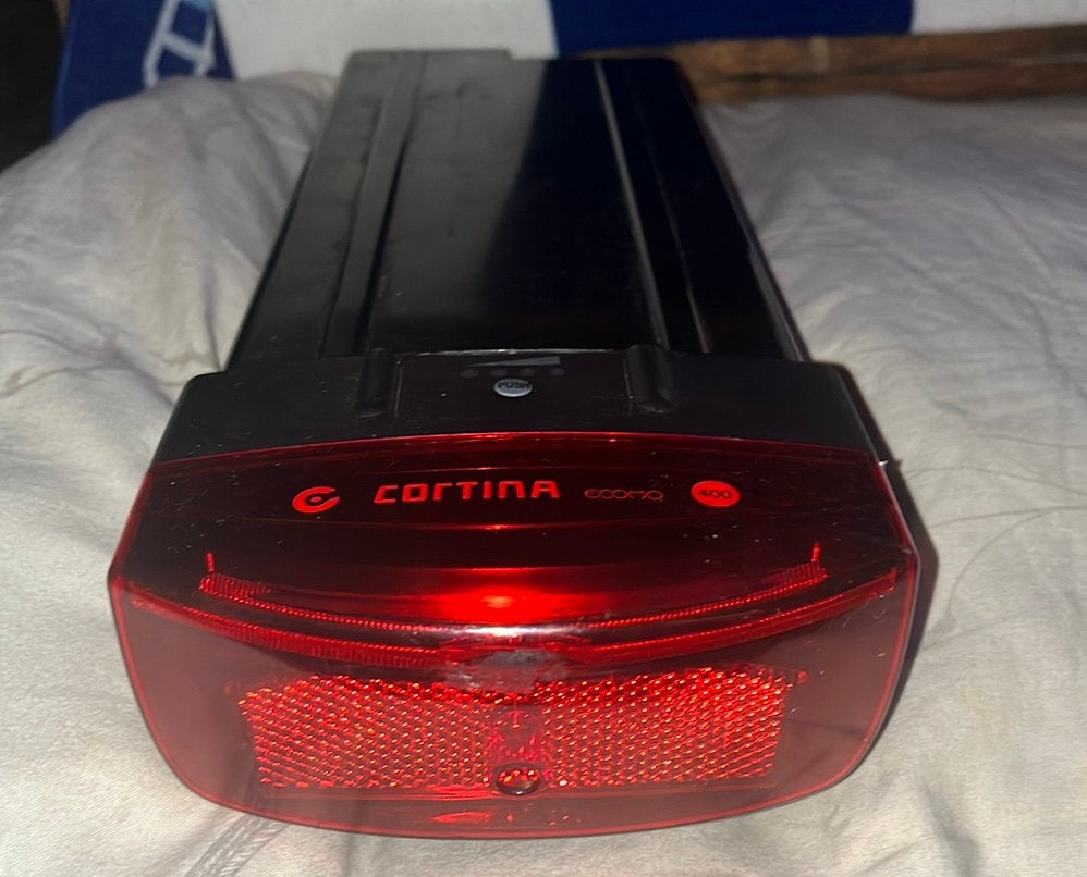Cortina ecomo fiets accu - (zo goed als nieuw), Zo goed als nieuw