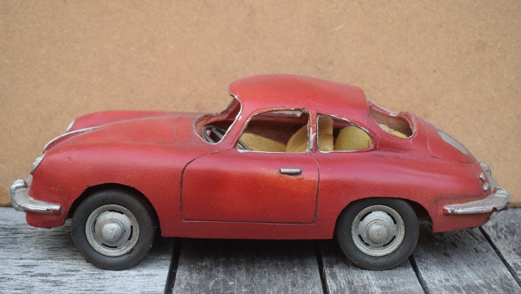 Miniatuur Porsche 356 coupe voor decoratie, Ophalen of Verzenden, Gebruikt, Overige typen