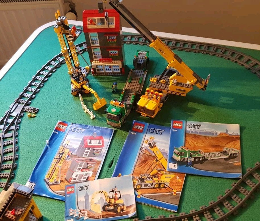 LEGO City 7633 Bouwplaats – compleet met boekjes, Lego, Ophalen of Verzenden, Inclusief instructies, Complete set