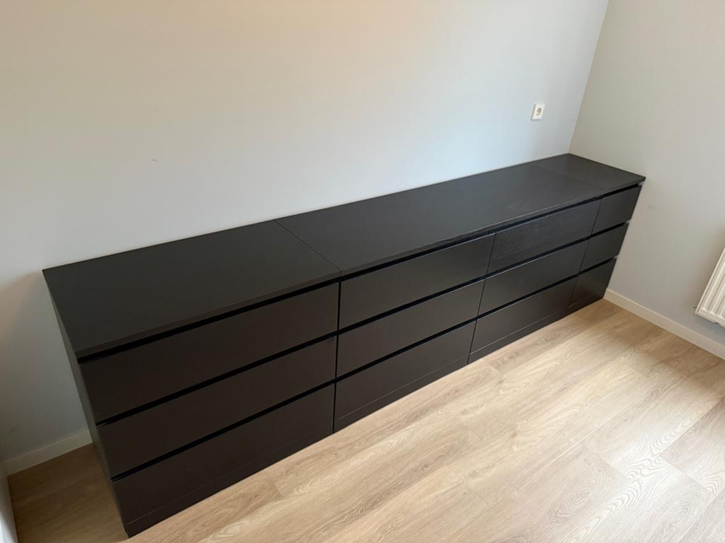 MALM Ikea ladekasten, Huis en Inrichting, Ophalen, 50 tot 100 cm, Zo goed als nieuw, 3 of 4 laden