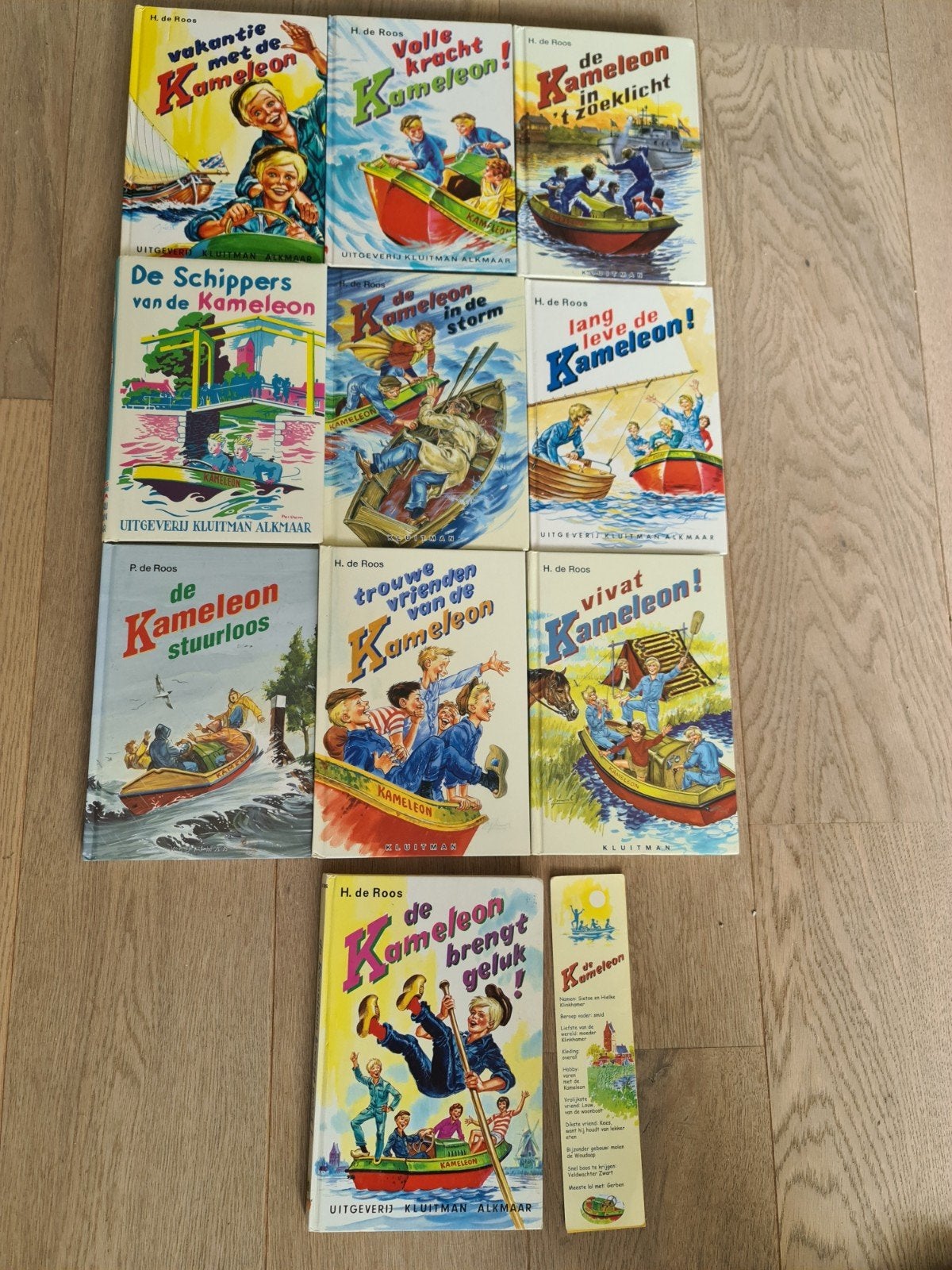 10 Kameleon boeken in mooie staat, Ophalen of Verzenden, Zo goed als nieuw, H. de Roos, Fictie