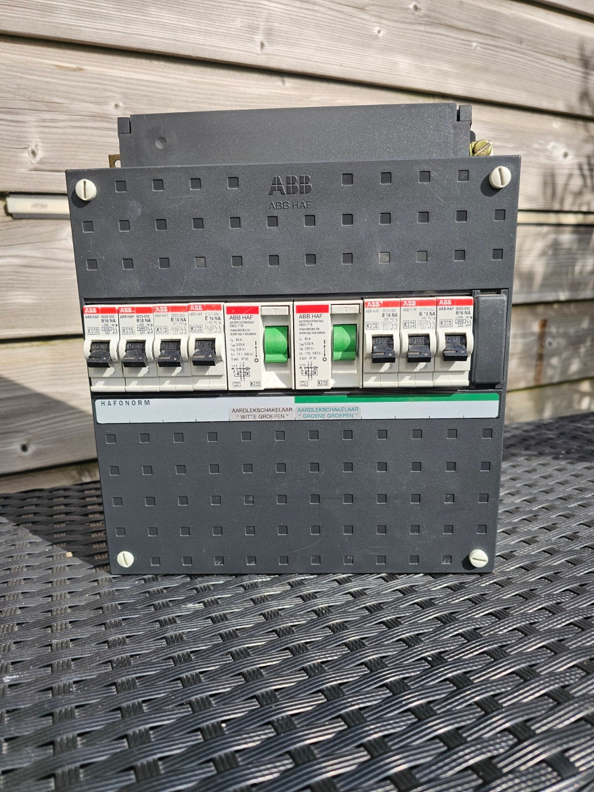 ABB HAF Groepenkast met Aardlekschakelaars, Verzenden, Gebruikt, ABB, Groepenkast