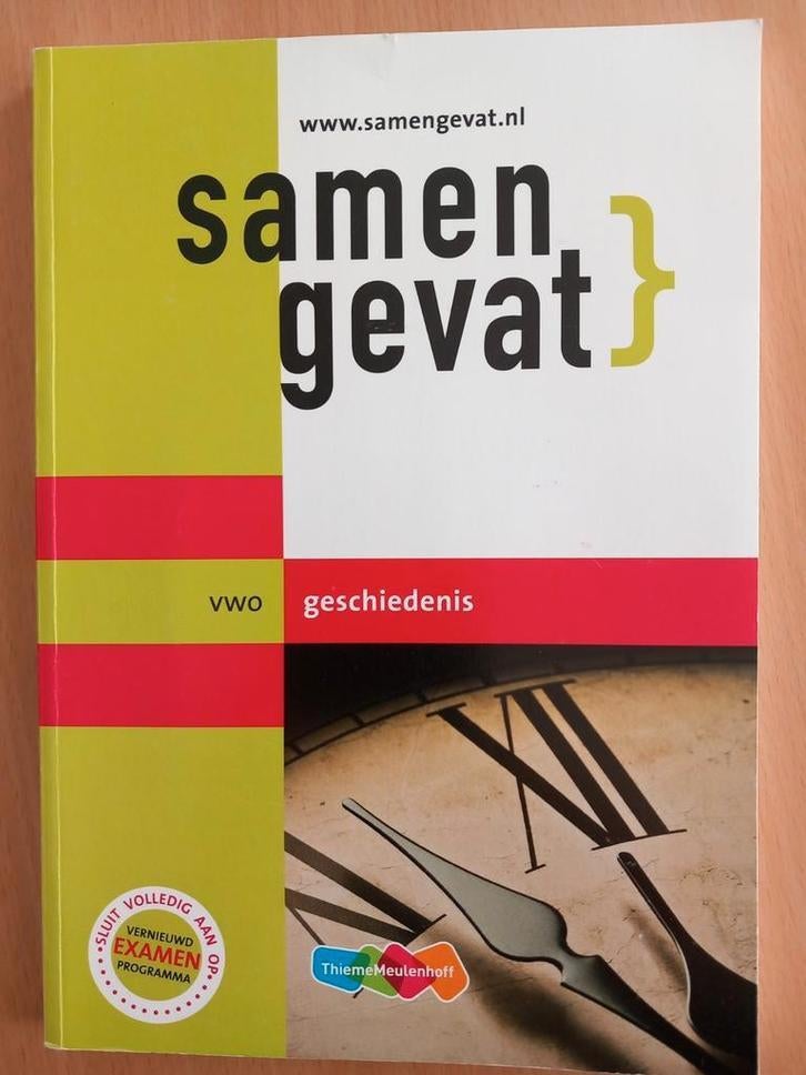 Samengevat Geschiedenis VWO, Ophalen of Verzenden, Zo goed als nieuw, VWO, Geschiedenis