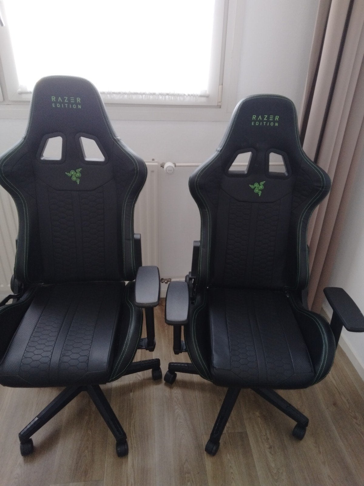 razer game / buro stoelen ., Huis en Inrichting, Ophalen, Gebruikt, Zwart, Ergonomisch