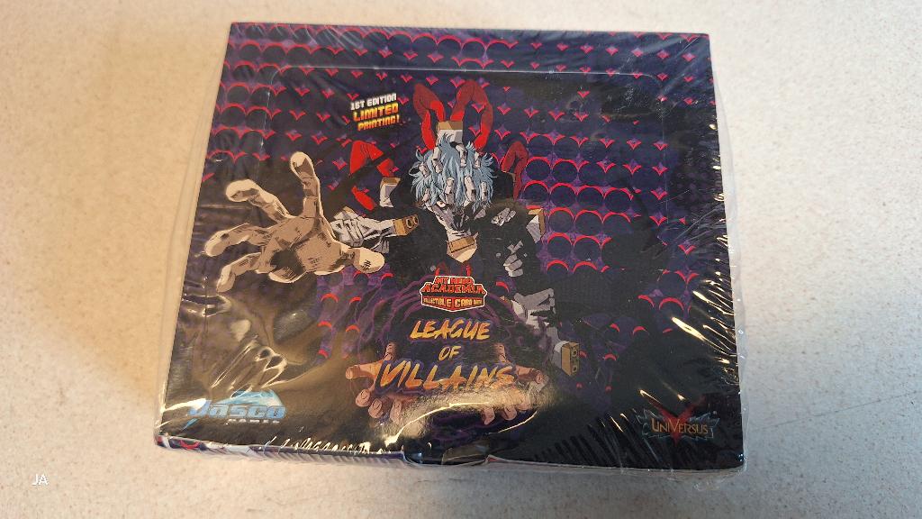 League of Villians trading card sealed BOX !!!!!, Ophalen of Verzenden, Nieuw, Plaatje
