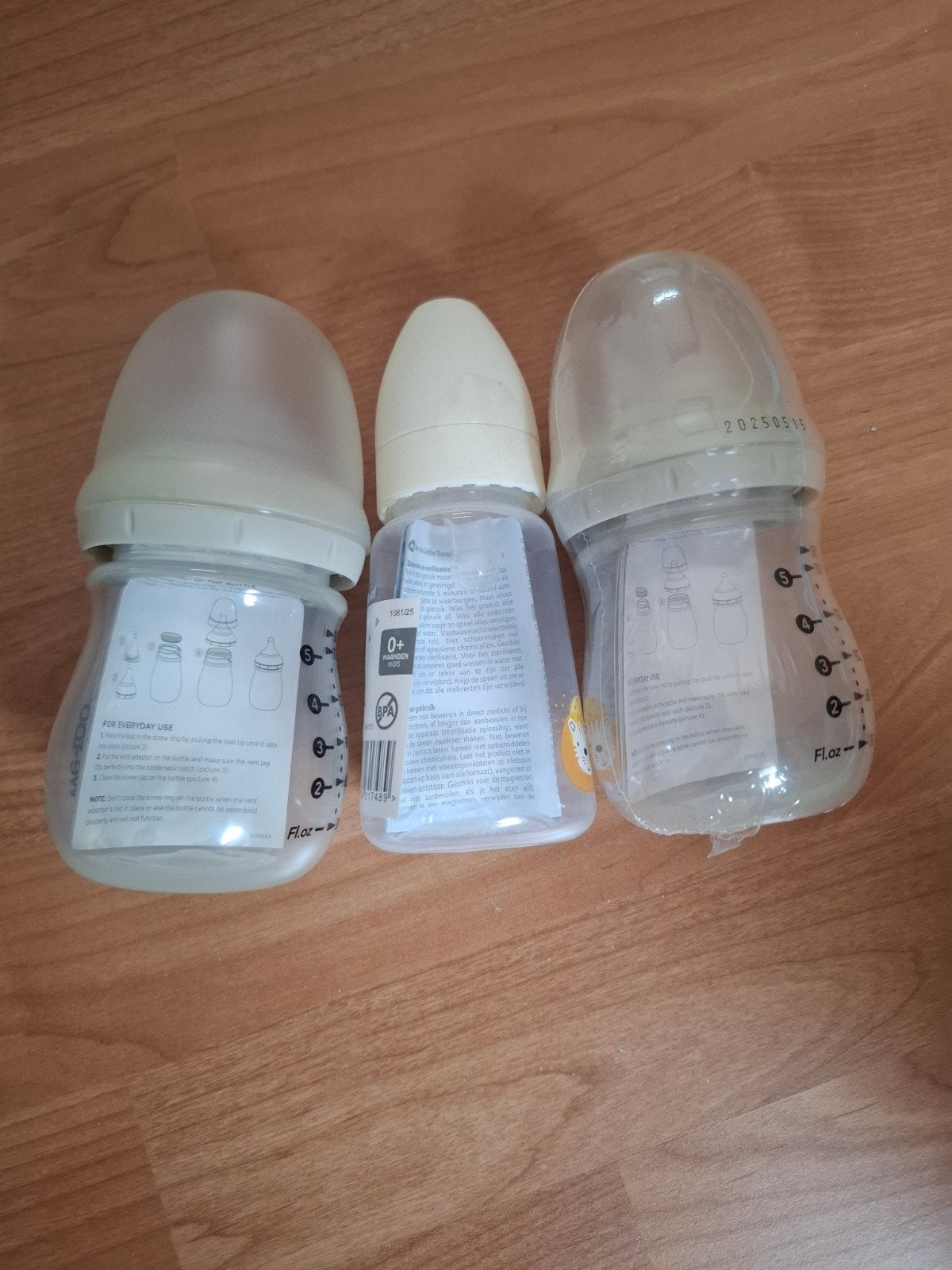 Nieuwe babyflessen (set van 3), Overige merken, Nieuw, Ophalen of Verzenden, Babyfles