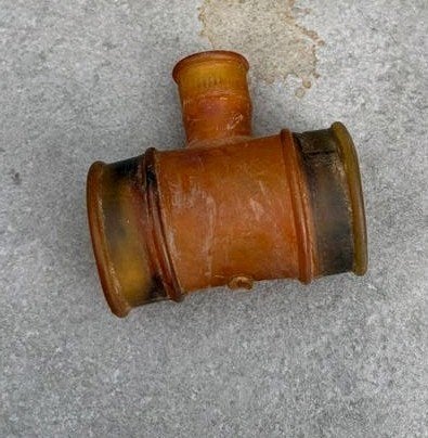 Ogriginele tankverbinder voor de DKW Spoetnik bromfiets., Ophalen of Verzenden, Gebruikt, Overige typen, Overige merken