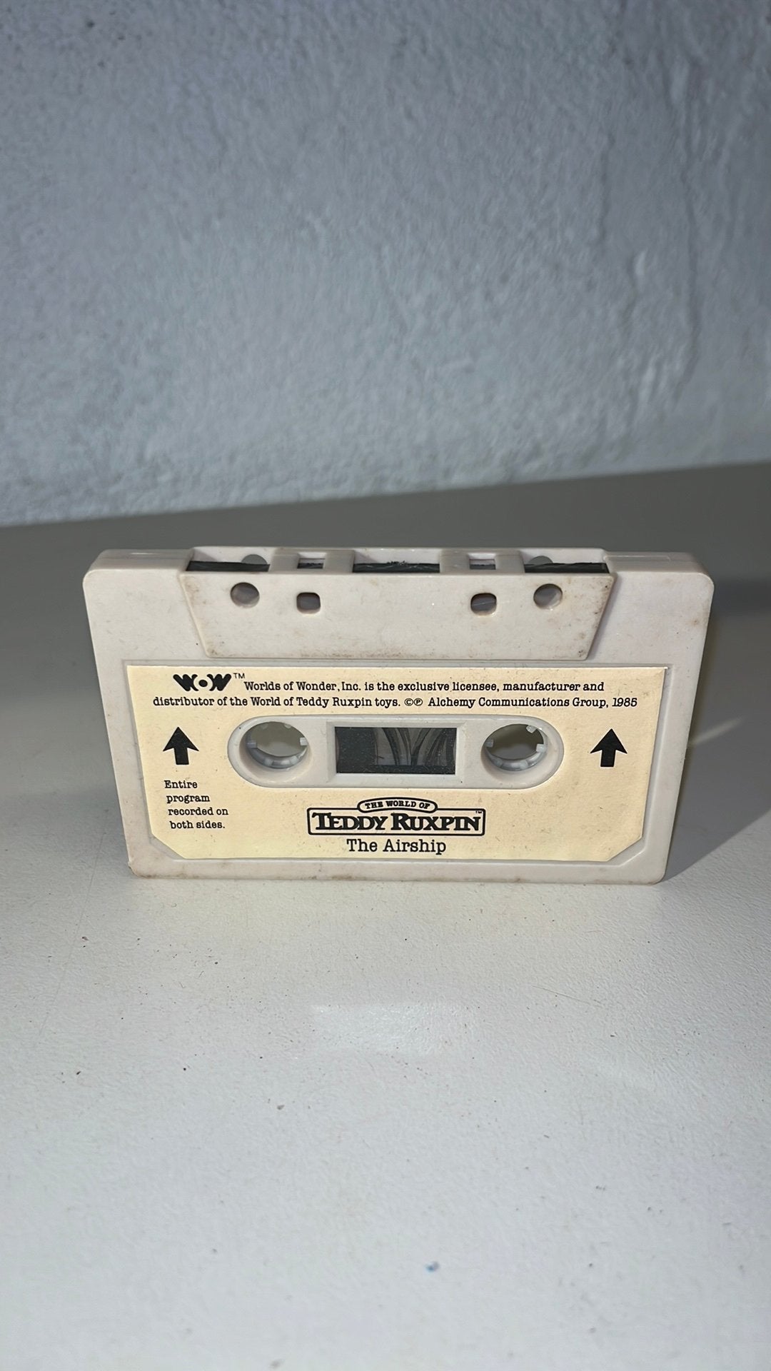 Teddy Ruxpin the Airship WOW vintage 80’s, Ophalen of Verzenden, Zo goed als nieuw, 1 bandje