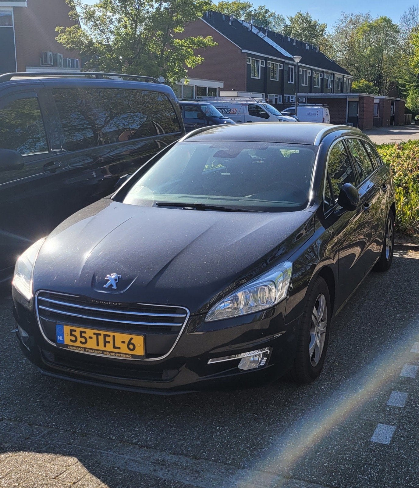 Peugeot 508 1.6 THP SW 2012 Zwart, Auto's, Voorwielaandrijving, 745 kg, Zwart, Zwart