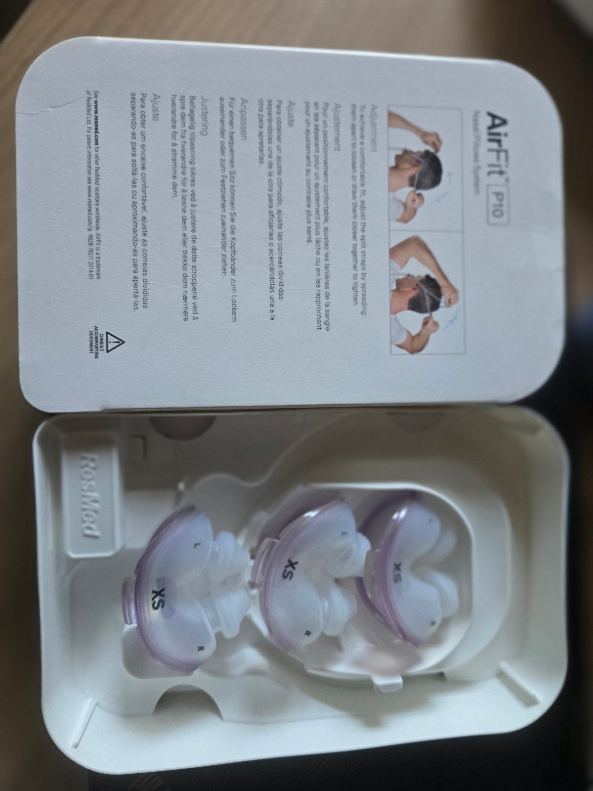 ResMed AirFit P10 neusmasker kussenset XS, Ophalen of Verzenden, Nieuw, Overige typen