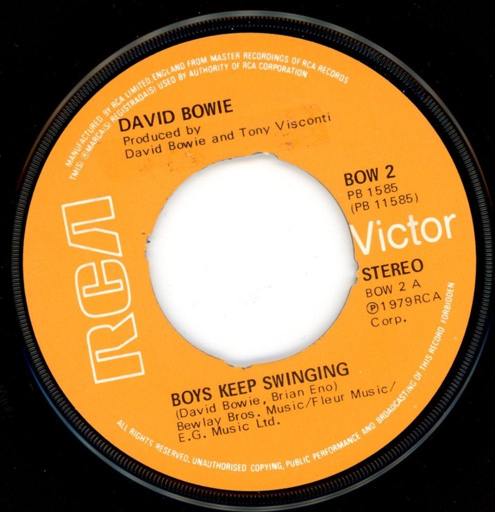 S David Bowie - Boys Keep Swinging, Inclusief binnenhoes, Verzenden, Gebruikt, Pop