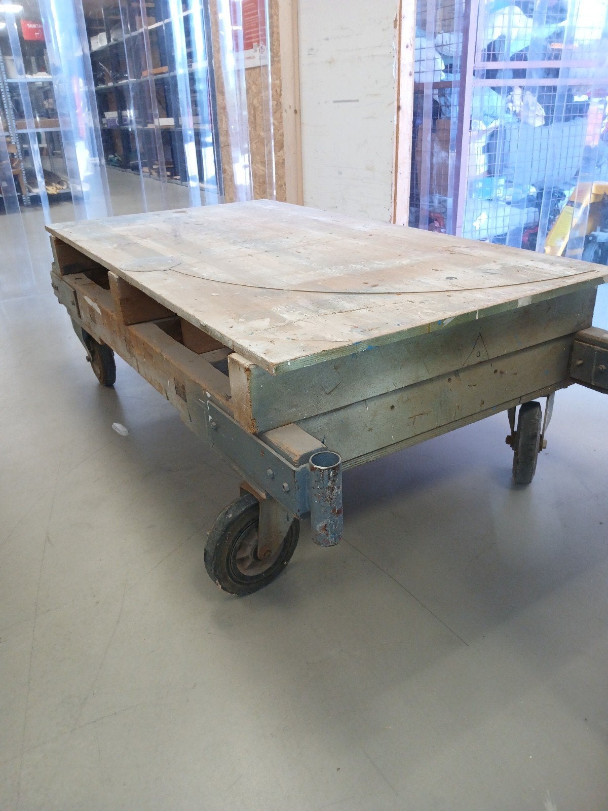 Vintage industriële transport wagens, 100 liter of meer, Ophalen, Gebruikt, Transportkar