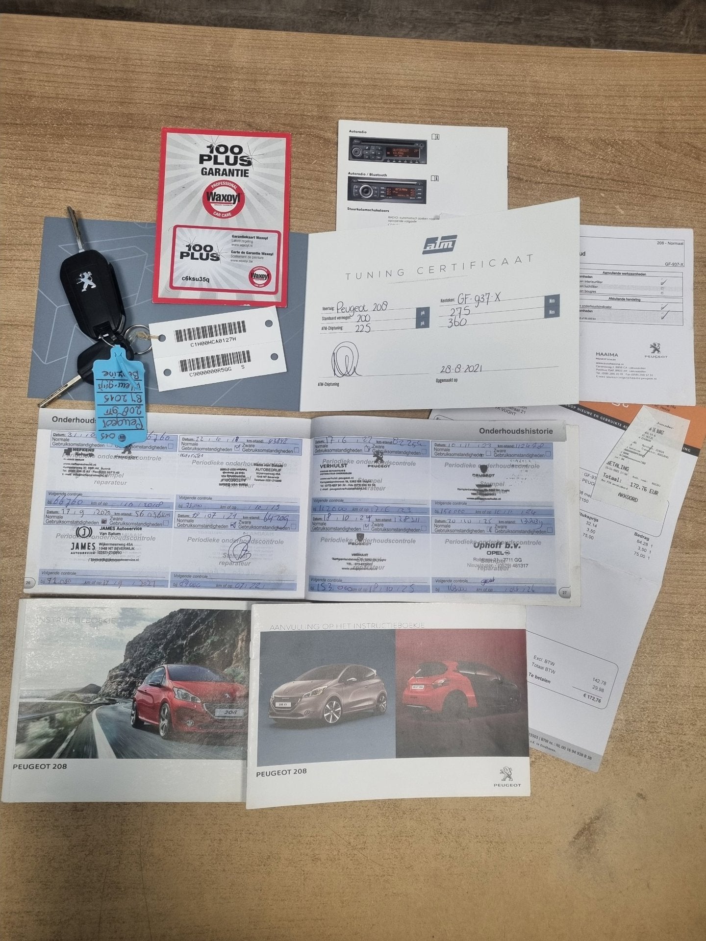 Peugeot 208 1.6 THP GTI BJ015 LEDER TUNING 225PK, Voorwielaandrijving, Euro 5, Gebruikt, Zwart