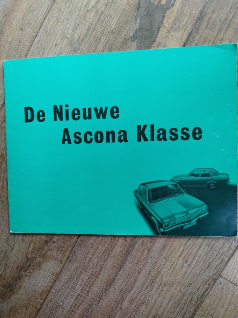 De Nieuwe Ascona Klasse brochure, Boeken, Gelezen, Opel, Opel, Ophalen of Verzenden
