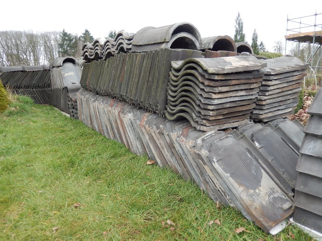 Keramische dakpannen, Doe-het-zelf en Verbouw, Dakpannen en Dakbedekking, Ophalen, Gebruikt, Steen of Klei, 15 m² of meer