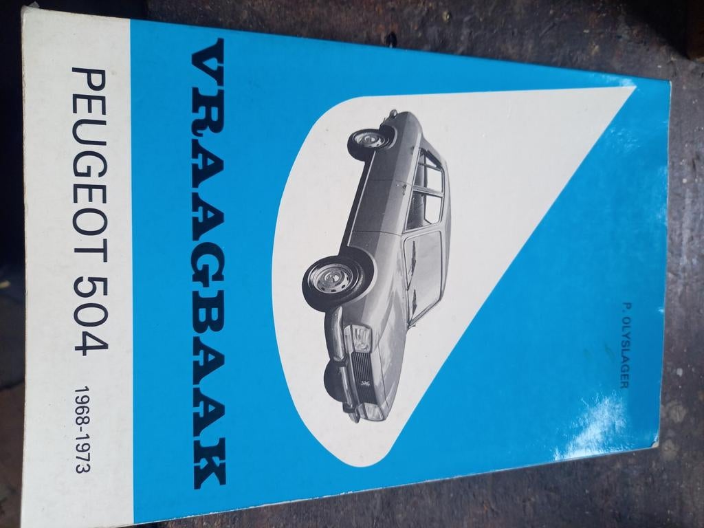 Zgan Vraagbaak PEUGEOT 504 vanaf 1969, Ophalen of Verzenden