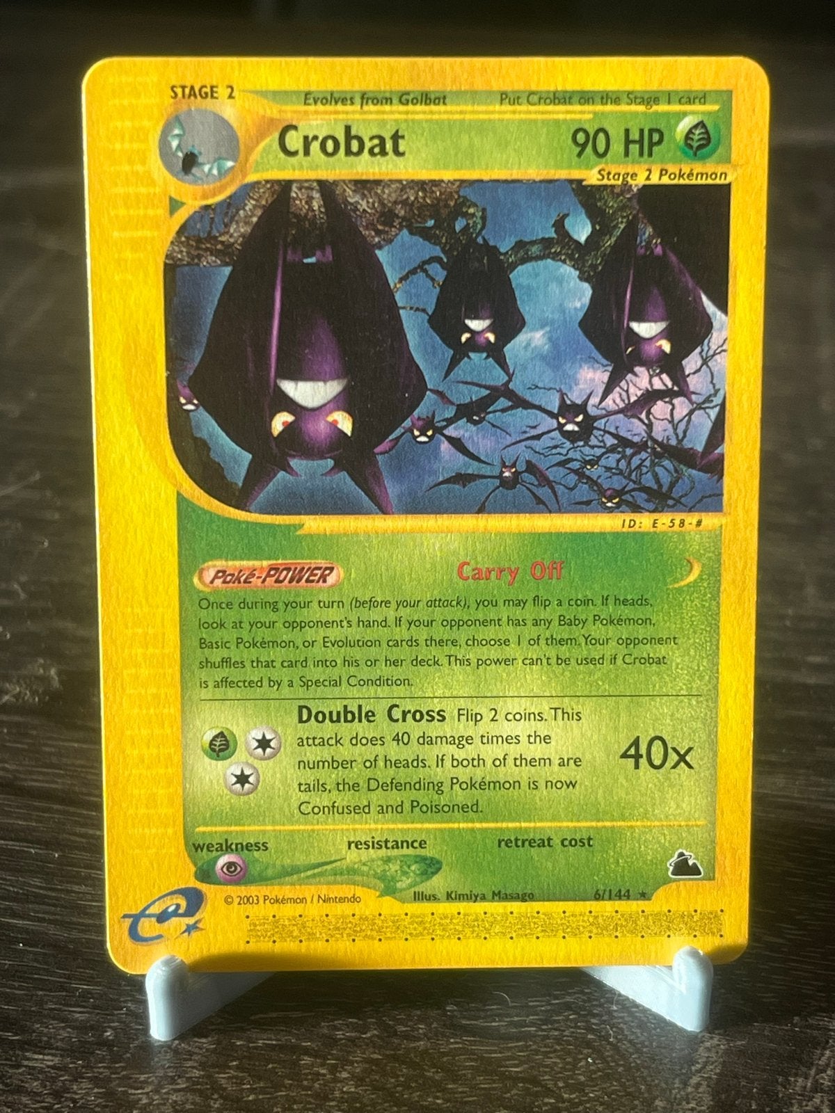 Crobat (6/144) Skyridge - NM, Ophalen of Verzenden, Zo goed als nieuw, Losse kaart