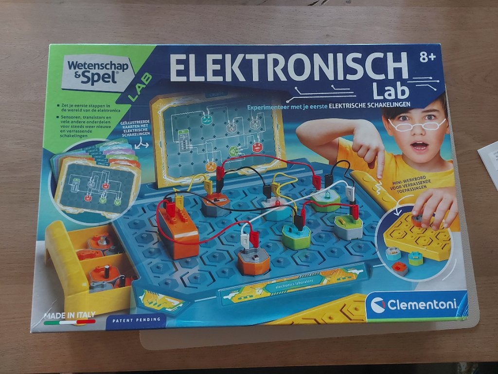 Clementoni elektronisch lab, Ophalen of Verzenden, Zo goed als nieuw, Elektronica, Met licht