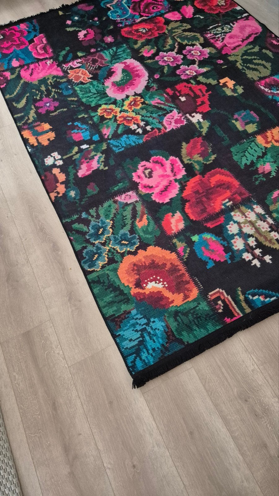 mooie rozenkelim 160x230, Ophalen, 150 tot 200 cm, 200 cm of meer, Zo goed als nieuw