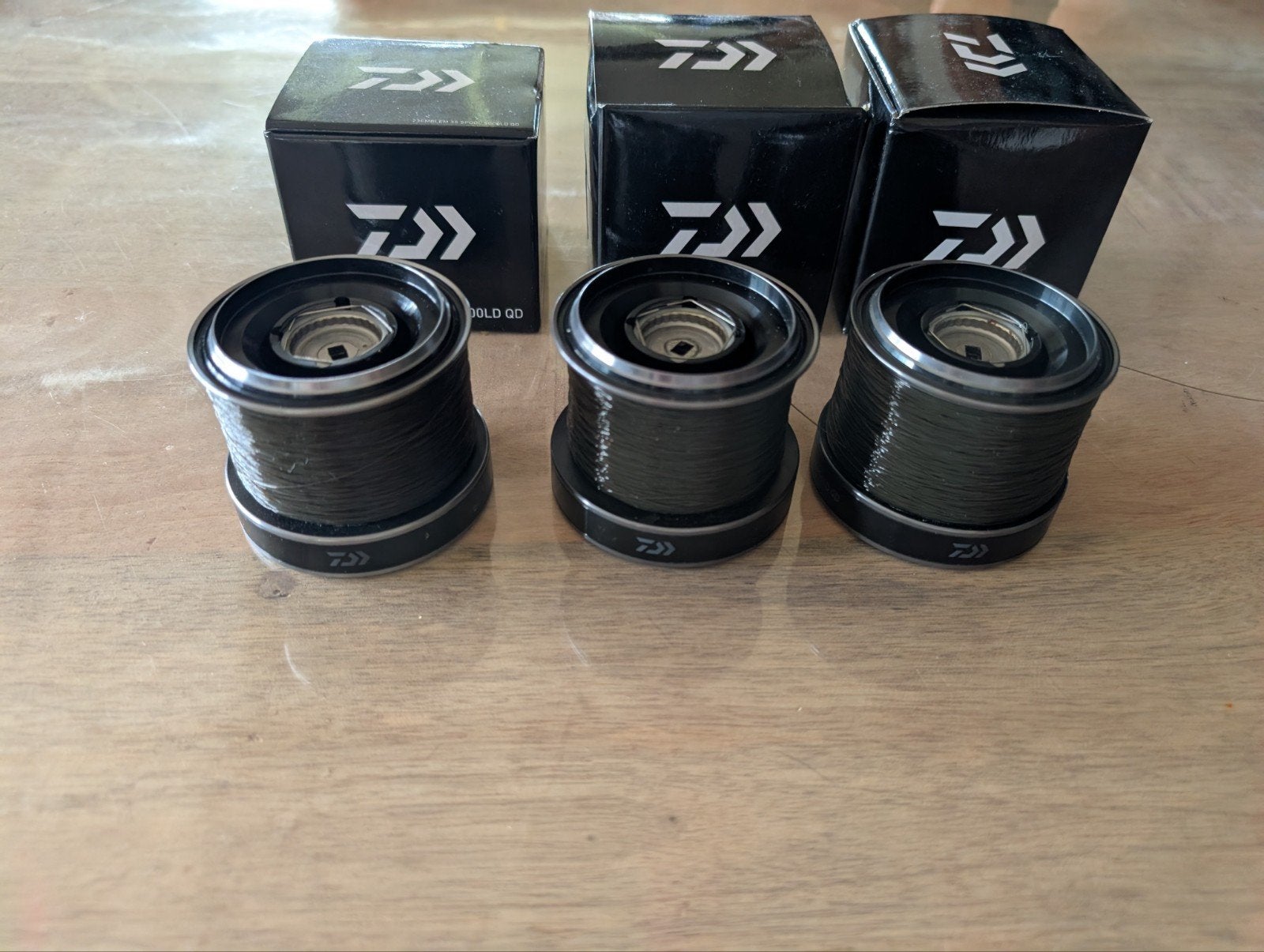 Daiwa Emblem 35 SCW QD Diepe Reserven Spoelen (3 stuks), Ophalen of Verzenden, Nieuw, Overige typen