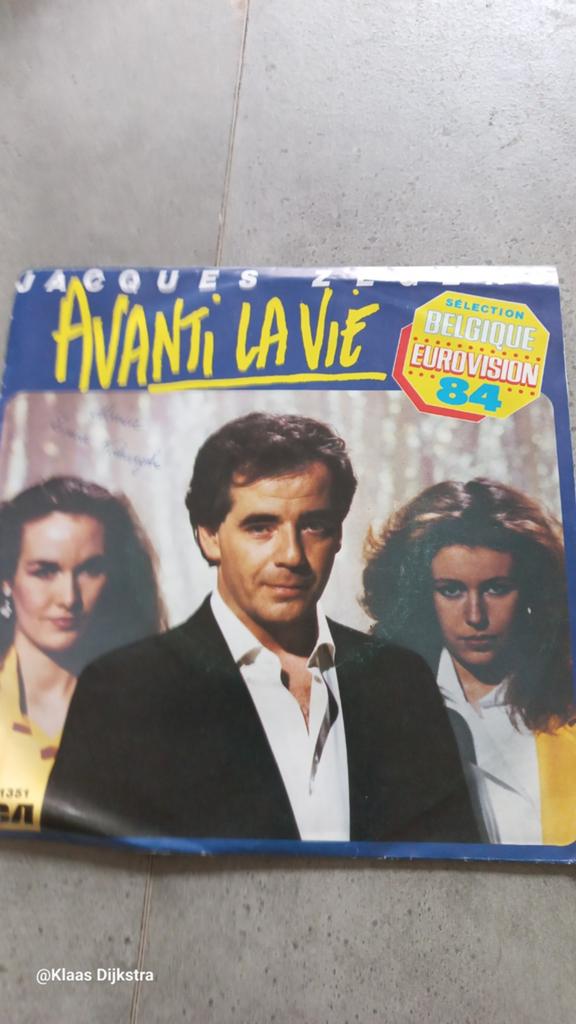 Jacques Zegers - Avanti La Vie (Eurovision 1984), Cd's en Dvd's, Vinyl Singles, Gebruikt, 7 inch, Ophalen of Verzenden, Pop