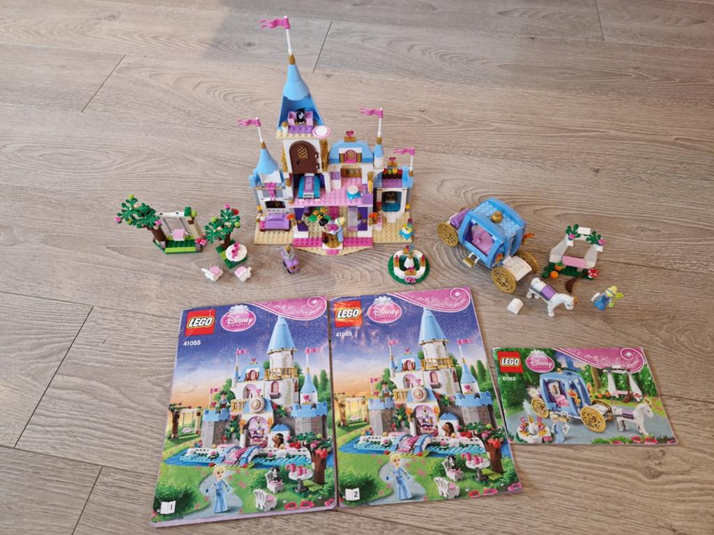 LEGO Disney Princess Kasteel en Koets Set, Kinderen en Baby's, Speelgoed | Bouwstenen, Gebruikt, Overige merken, Ophalen of Verzenden