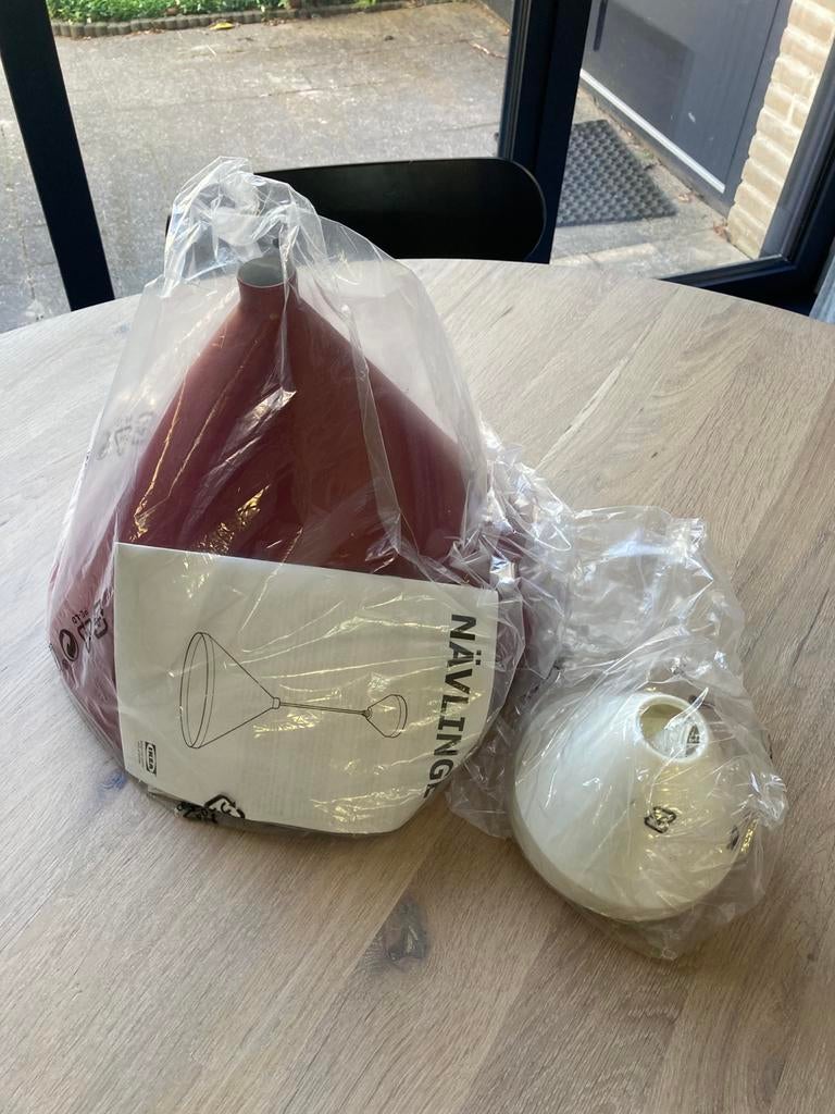 Ikea Nävlinge hanglamp rood, Ophalen, Zo goed als nieuw, Minder dan 50 cm
