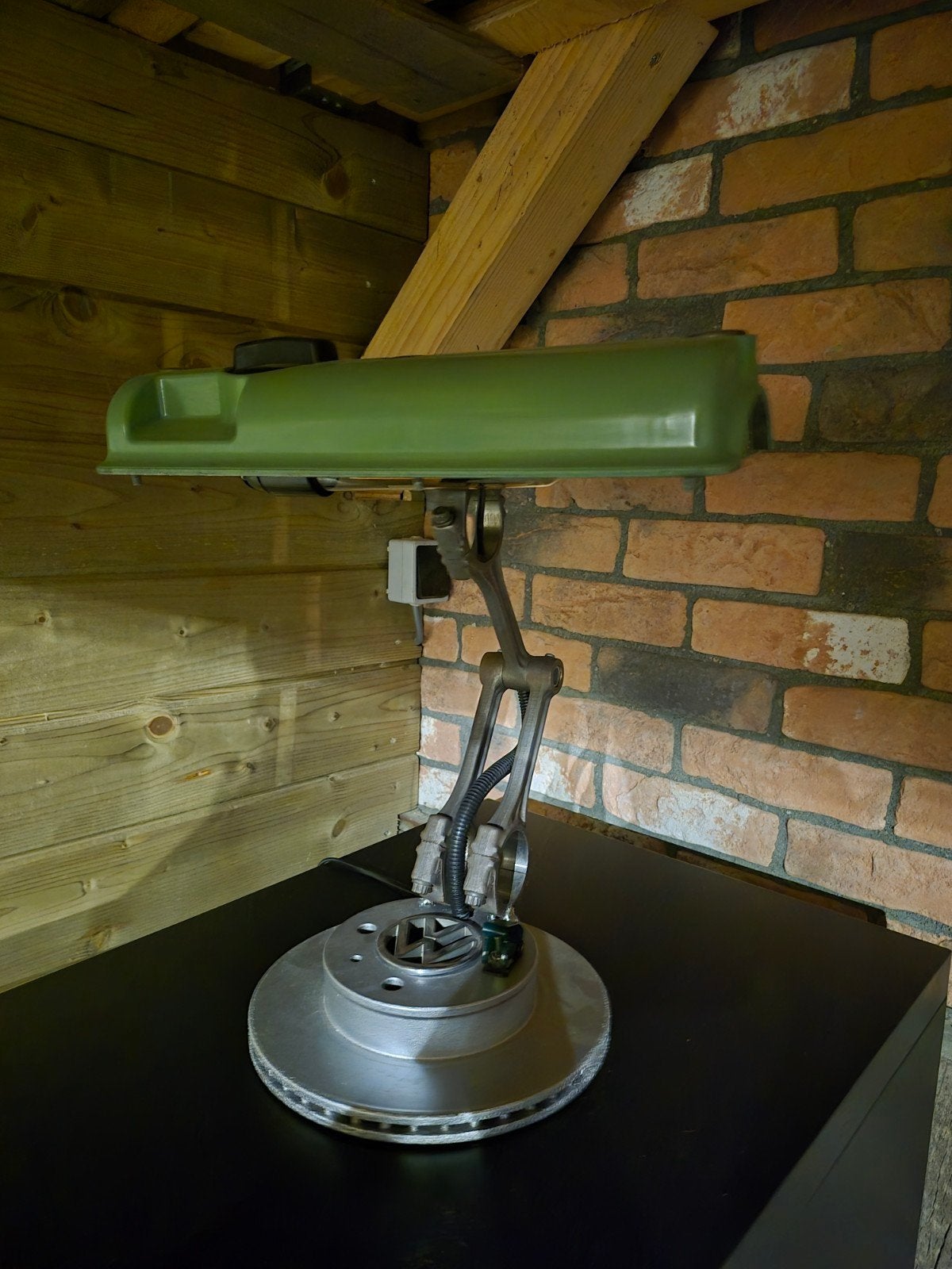 authentiek bureaulamp design maar dan net even anders, Ophalen, Bureaulamp, Groen, Nieuw
