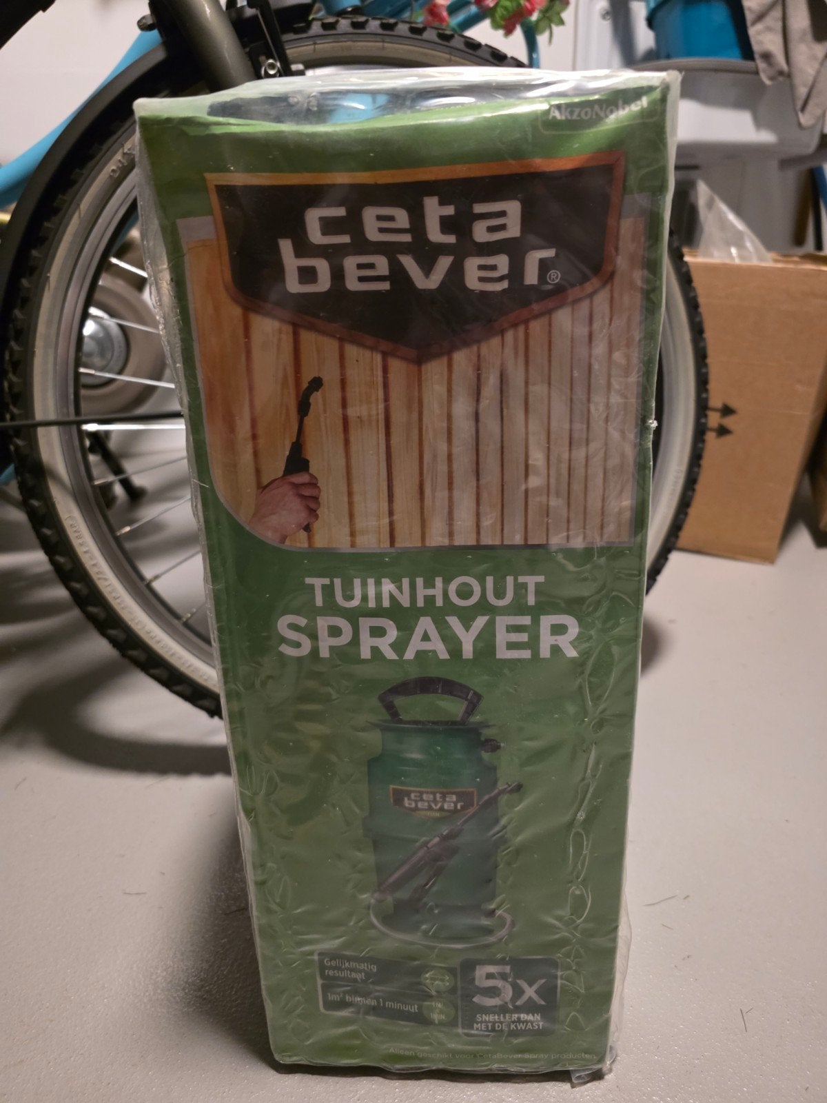CetaBever Tuinhout Sprayer - Nieuw in verpakking, Ophalen, Nieuw, Verfspuit of Verfpomp