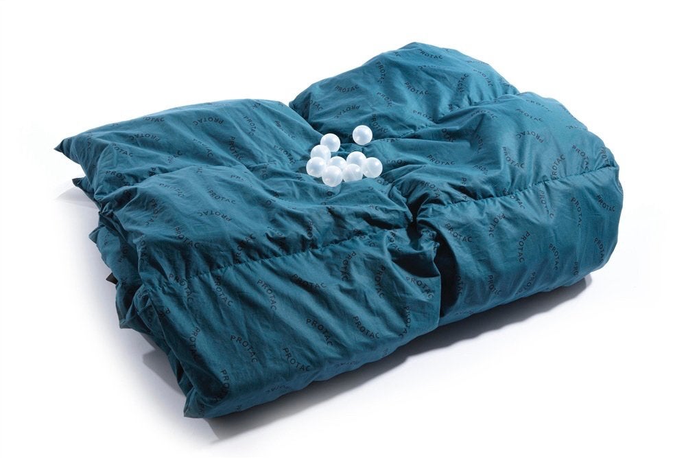Protac ballendeken verzwaringsdeken 7 kg 1 persoon 140 x 200, Eenpersoons, Katoen, Ophalen of Verzenden, Overige merken