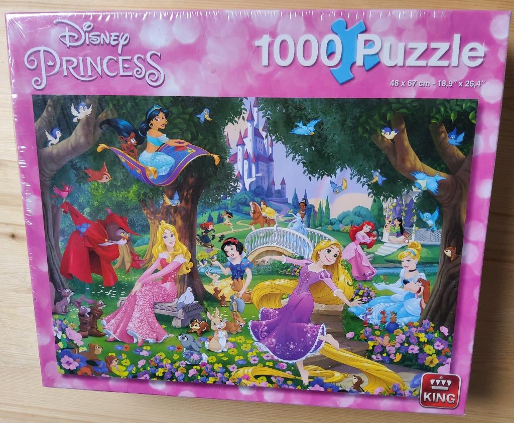 NIEUW  Disney Prinsessen 1000stukjes, Ophalen of Verzenden, 500 t/m 1500 stukjes, Nieuw, Legpuzzel