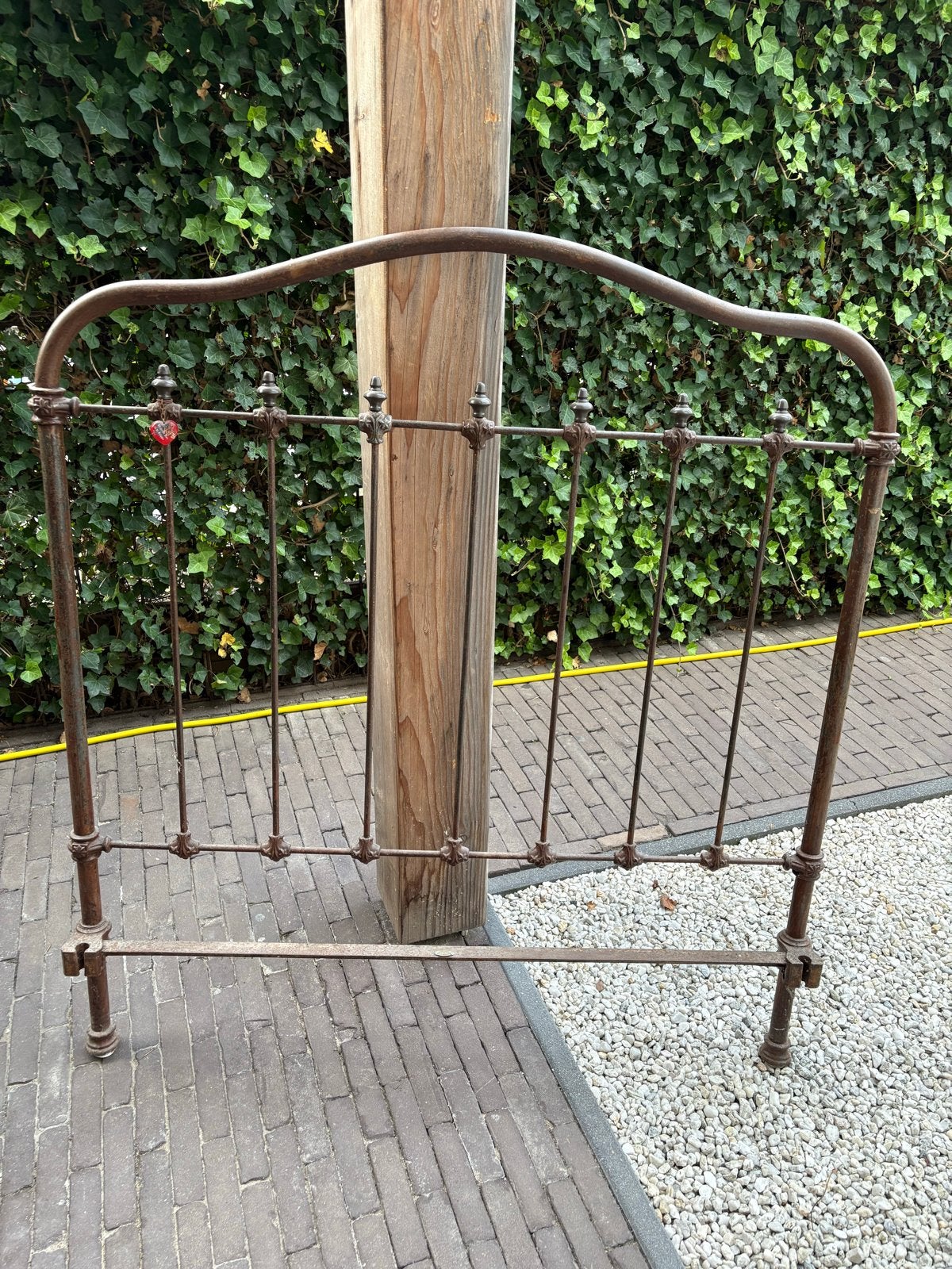 Antiek Frans bed - IJzeren bedframe, Antiek en Kunst, Ophalen