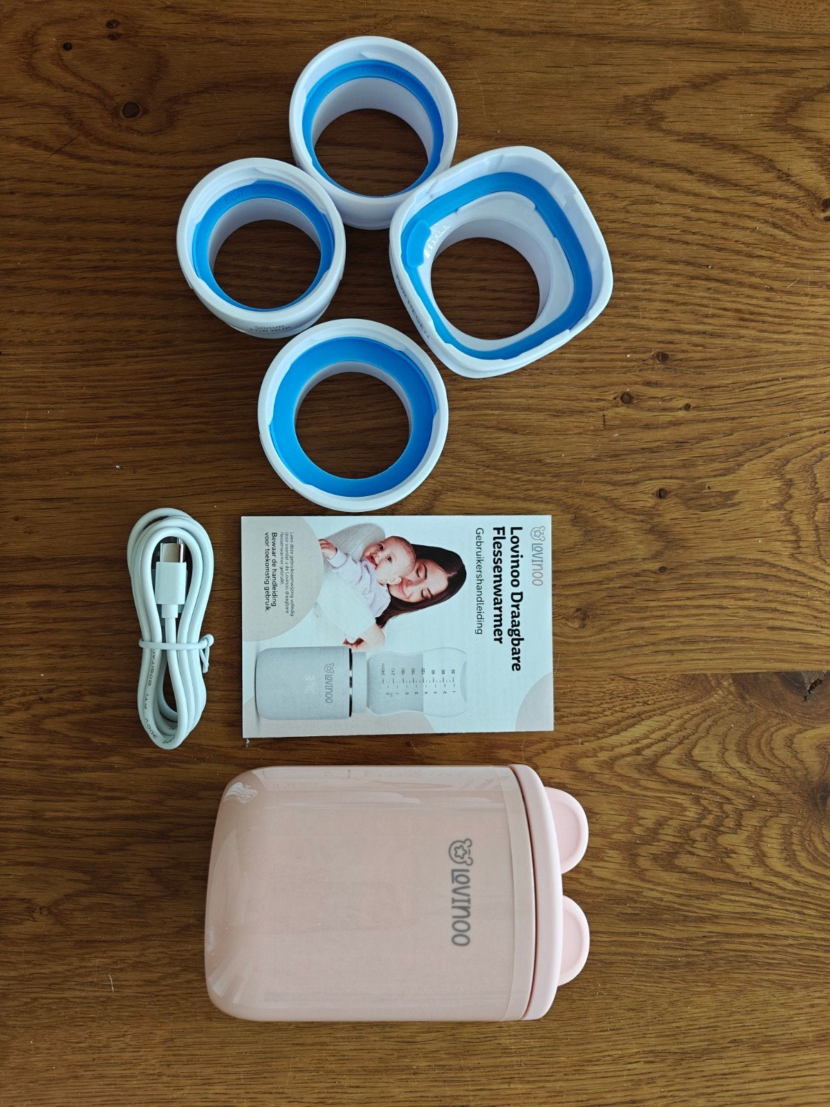 Nieuwe Lovinoo draadloze flessenwarmer, Ophalen of Verzenden, Nieuw