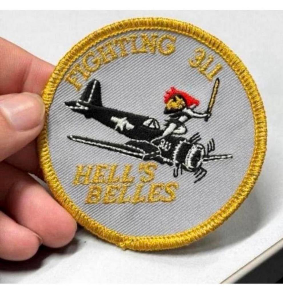Fighting 311 Hell's Bells marine corps Patch badge WII nieuw, Amerika, Ophalen of Verzenden, H, H