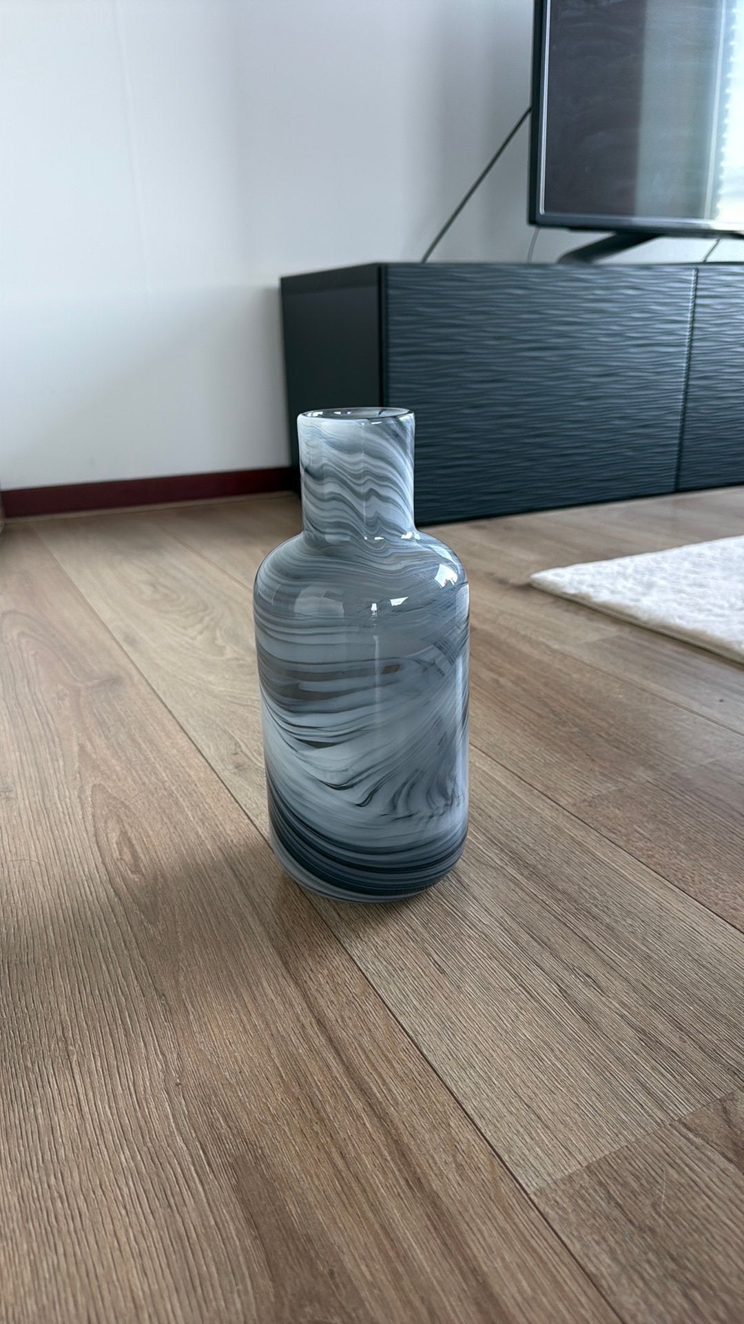 Ikea vaas Iina Vuorivirta, Ophalen of Verzenden, Nieuw, Grijs, 27 cm